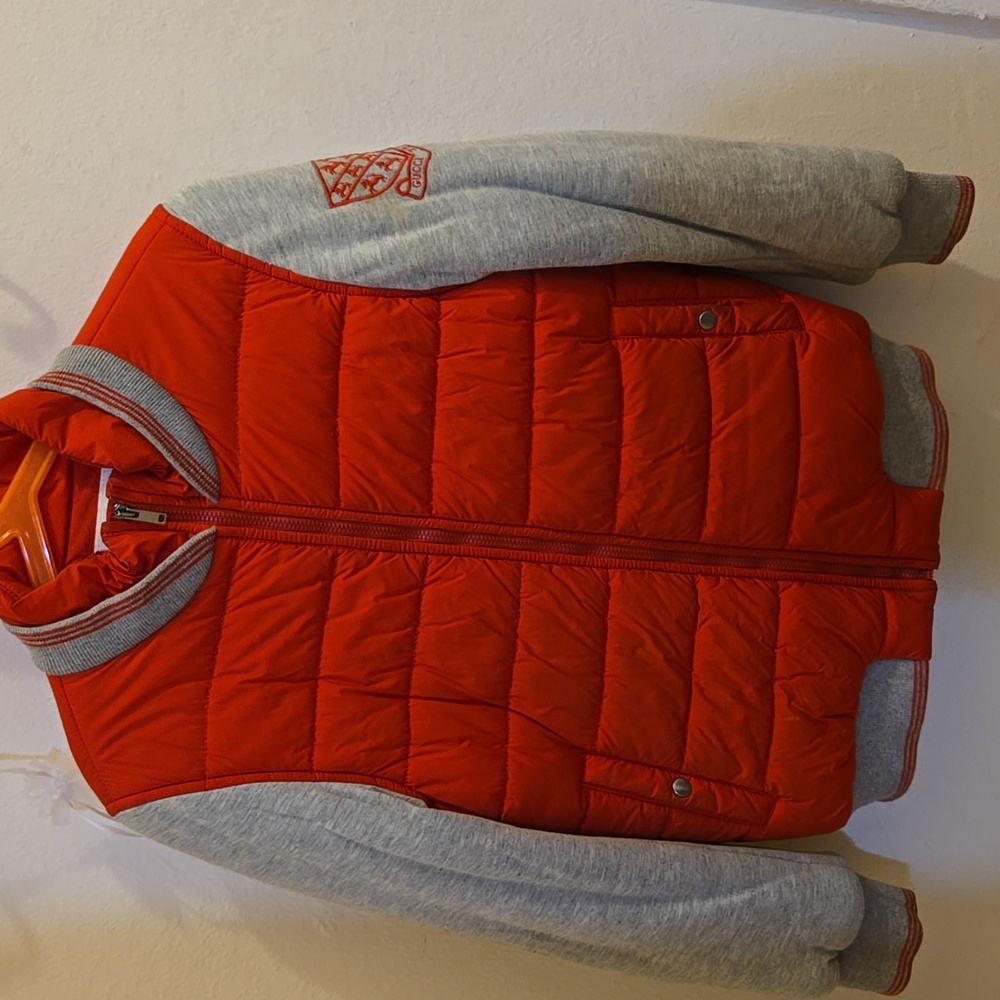 Gucci 8Y Red/Grey Puffer